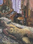 ANTHONY YATES RBSA (B. 1957) - SUNDAY MORNING - OIL ON CANVAS