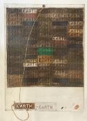 JOE TILSON (1928-2023) - EARTH MANTRA, 1977 - ETCHING & AQUATINT ON PAPER