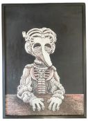 TOM MEAD (CONTEMPORARY) - DARWIN'S EXPERIMENT - PEN & INK ON MDF