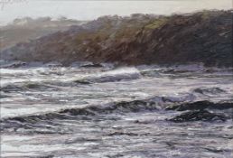 ANDREW GIDDENS (CONTEMPORARY) - SOUTH COAST - OIL ON BOARD