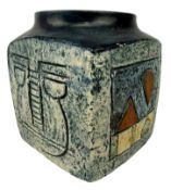 TROIKA POTTERY - CORNISH STUDIO POTTERY MARMALADE JAR BY SALLY BENCH