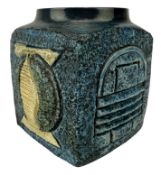 TROIKA POTTERY - CORNISH STUDIO POTTERY MARMALADE JAR BY TINA DOUBLEDAY