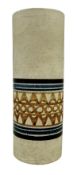 TROIKA POTTERY - CORNISH STUDIO POTTERY SMALL CYLINDER VASE BY HONOR CURTIS