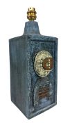 TROIKA POTTERY - CORNISH STUDIO POTTERY TABLE LAMP BY PENNY BLACK