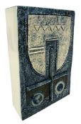 TROIKA POTTERY - CORNISH STUDIO POTTERY SLAB VASE BY ANN LEWIS