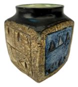 TROIKA POTTERY - CORNISH STUDIO POTTERY MARMALADE JAR BY JANE FITZGERALD