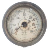 VINTAGE SCHAFFER & BUDENBERG STEAM PRESSURE GAUGE