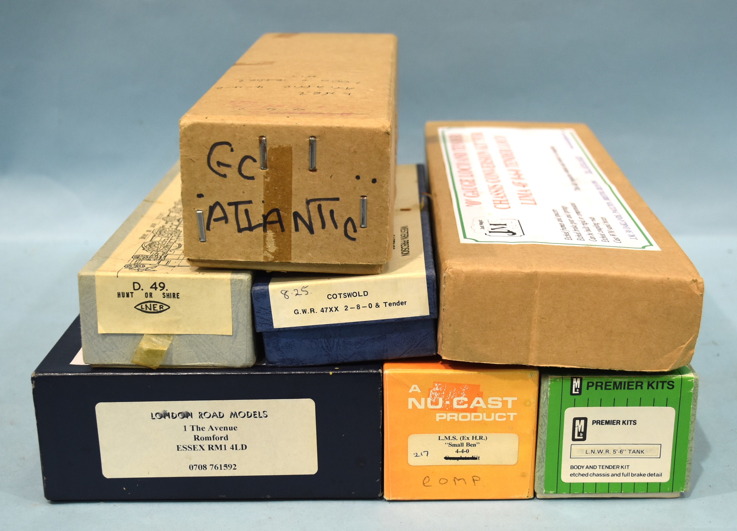 Seven OO gauge locomotive kits by Western Precision Castings, McGowan ...