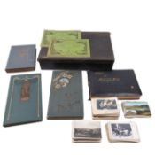 Umfangreiche Postkarten-Sammlung von über 500 Postkarten, spätes 19. - 20. Jh.