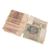 Weimarer Republik/Deutsches Reich 1933-45 – Konvolut mit 35 Banknoten,