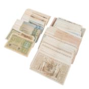 Deutsches Kaiserreich/Weimarer Republik – Konvolut Banknoten über 500 Stück,