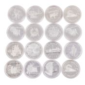 Kanada/SILBERsammlung 16x 1 Dollar