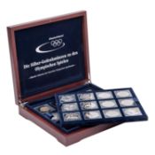 Olympische Sommerspiele London 2012 - Sammlung von 24 Prägungen (23 aus Silber), 
