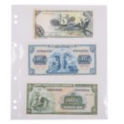 Bank deutscher Länder – 3-teiliges Lot Druckproben (Specimen).