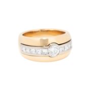 WEMPE Ring mit Brillant ca. 0,5 ct, 