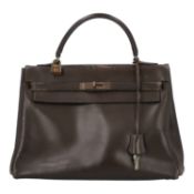 HERMÈS VINTAGE Handtasche "KELLY BAG 32".