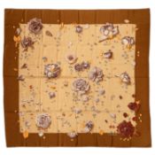 HERMÈS 140 Schal 'LA ROSÉE',