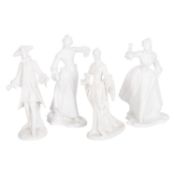 NYMPHENBURG 4 Figuren, 20. Jh.