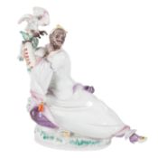 MEISSEN 'Orientale mit Kakadu', 1. Wahl, 20. Jh.