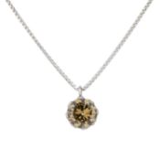 Anhänger mit Brillant von ca. 4,9 ct, 