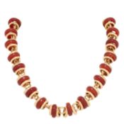 POMELLATO Collier mit Karneolringen, 