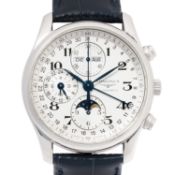 LONGINES Master Calendar Herren-Chronograph Ref. L2.673.4 mit Box und Papieren von 2006. 