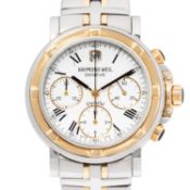 RAYMOND WEIL Parsifal Chronograph in Stahl/Gelbgold Ref. 7230. 