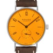 NOMOS Tangente Rimini Nr. 65/100 mit Box und Papieren von 2005. 