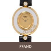 PFANDAUKTION - CHOPARD Happy Diamonds Damenuhr, 18K GG