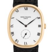 PATEK PHILIPPE Ellipse d'Or Ref. 3948 in 18K Gelbgold mit Box und Papieren von 1989. 