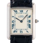 CARTIER must de Tank Ref. 690006 Herrenuhr. Ca. 1990er Jahre.