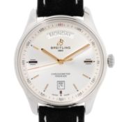BREITLING Premier Day-Date Herrenuhr Ref. A45340 mit Box und Papieren. 