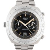 HEUER Calculator Herren-Chronograph Ref. 110633 mit Papieren 1981.