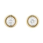Solitär Ohrstecker mit Brillanten von je ca. 0,3 ct 