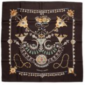 HERMÈS Seidencarré "PARURES DES SABLES",  