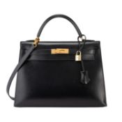 HERMÈS VINTAGE Handtasche "KELLY BAG 32".