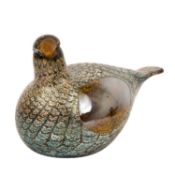 TOIKKA, OVIA FÜR IITTALA FINLAND GLASVOGEL „Fasan“, 