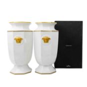 ROSENTHAL meets VERSACE Paar Bodenvasen 'Gorgona', 20. Jh.