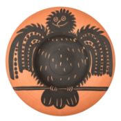 PICASSO, PABLO (1881-1973) "Hibou noir perché" 1957