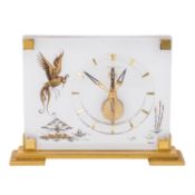 JAEGER-LECOULTRE, Tischuhr mit Stabwerk, „Marina“, 