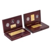 Malawi/GOLD Investment 360 Kwacha Coin Set 2007 & 2009 ca. 2,57g Au fein