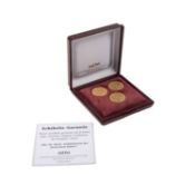 Preussen/GOLDlot 3x 20 Mark "Goldmünzen der Deutschen Kaiser"