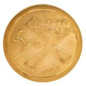 Demokratische Republik Kongo, Katanga - 5 Francs 1961