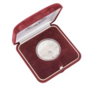 Russland / UDSSR - Offizielle Silbermedaille zum Staatsbesuch 1989 in Deutschland, 