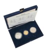 Niue Set von 3 Münzen 1989 - Tennis / Davis Cup, 
