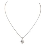 Kette mit Brillantanhänger, 