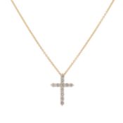 TIFFANY & CO Collier mit Kreuzanhänger, 