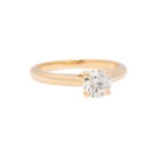 CARTIER Solitärring mit Brillant von 0,83 ct, 