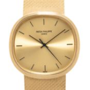 PATEK PHILIPPE Ellipse Ref. 3686 "Backwinder" in 18K Gelbgold.