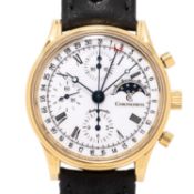 CHRONOSWISS Neo-Vintage "Lunar" Herren Chronograph, Ref. CH77951. Box und Papiere 2004.